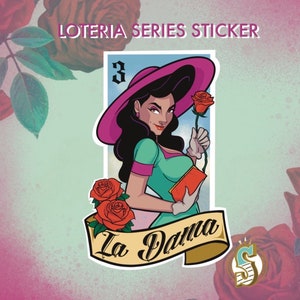La Dama - Loteria series sticker
