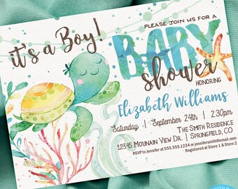 Under The Sea Baby Shower Etsy Under The Sea Baby Shower Etsy