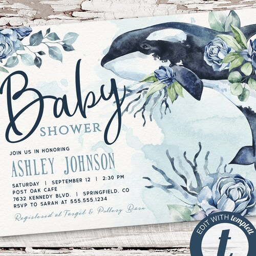 Ocean Baby Shower Games Package Summer Printable INSTANT | Etsy