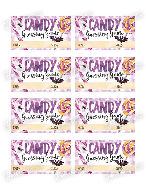 halloween candy guess