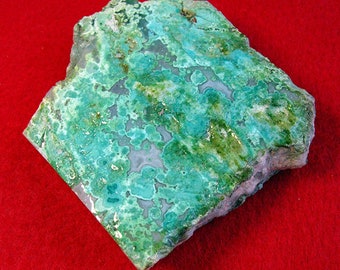 Chrysocolla Freeform Cabochon from the Inspiration Mine in Arizona 30x34x4mm