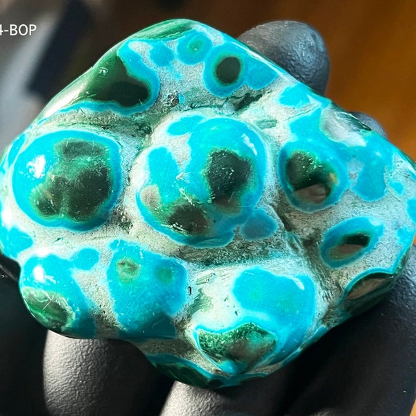 Chrysocolla Malachite Alien Skin - 115g Congo A+++ Specimen - See The Video!