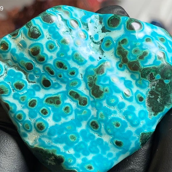 Chrysocolla Malachite Alien Skin - 104g Congo A+ Specimen - US Seller - See The Video!