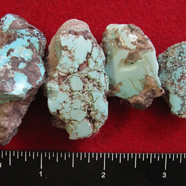 Bisbee Turquoise Wholesale Lot - Untreated 78g. Rough From The Mine Hunt