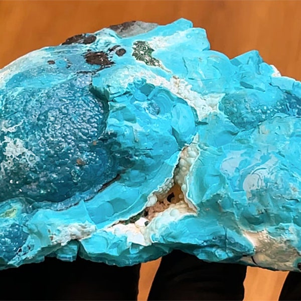 Chrysocolla Malachite Heterogenite - World Class Specimen! Congo - Nice 294g.