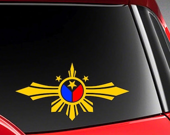 Small Pack of 8 Isle of Man Flag Car Decal
