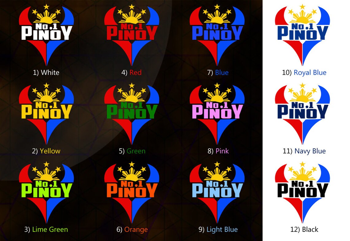 Flag philippine stickers decal sun Philippine Pinoy Filipino Vinyl Die Cut Car Decal Sticker | Etsy