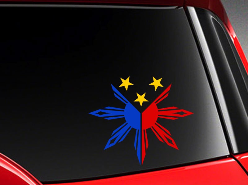 Philippine Vinyl Car Decal Sticker 4.75 W with Etsy