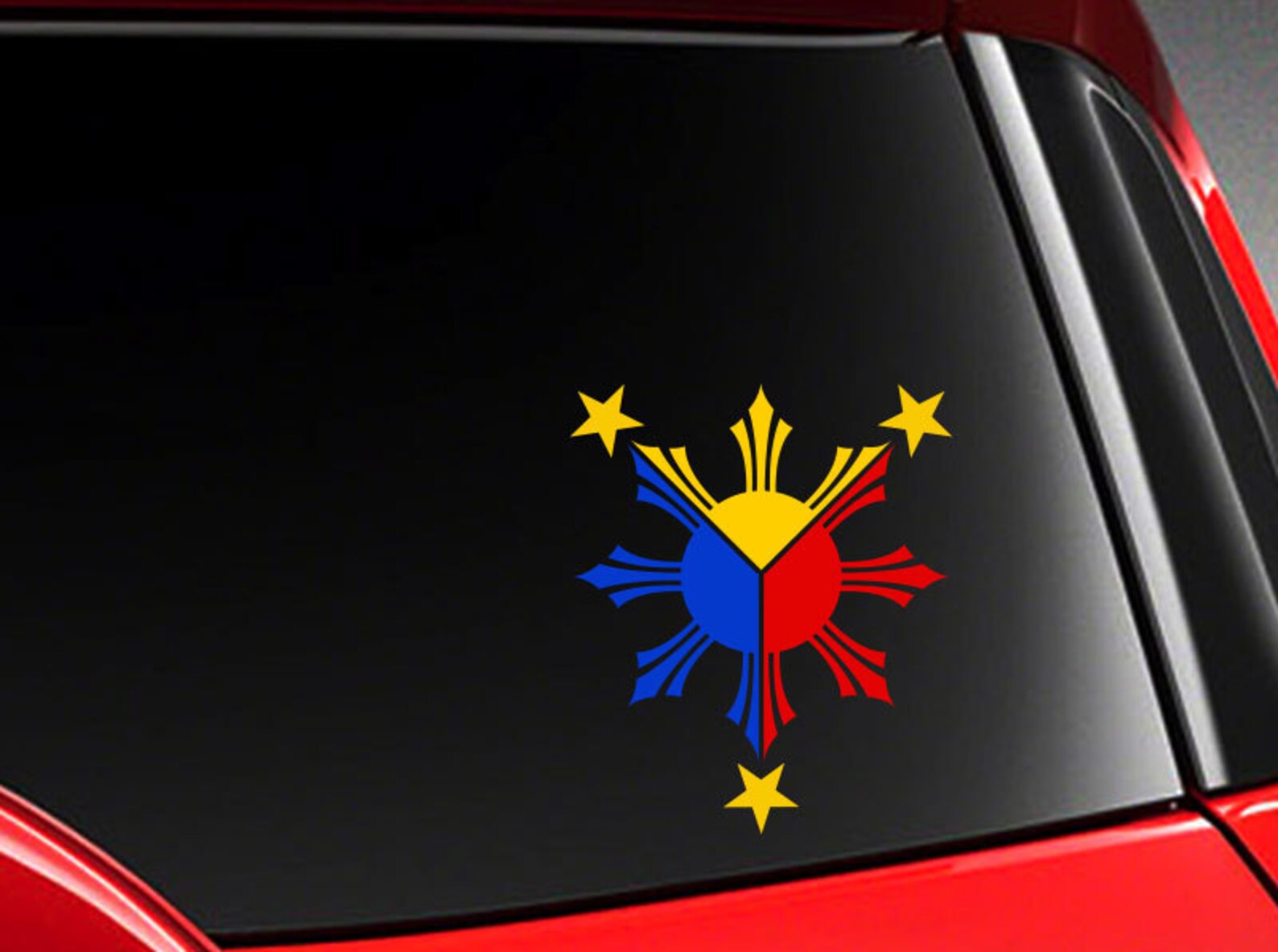 Filipino Vinyl Car Decal Sticker 5 H w/ Philippine Etsy