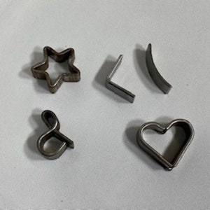 Miniature Branding Iron 2 letters with special character image 2