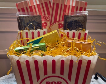Movie Night Family Gift Basket - Etsy