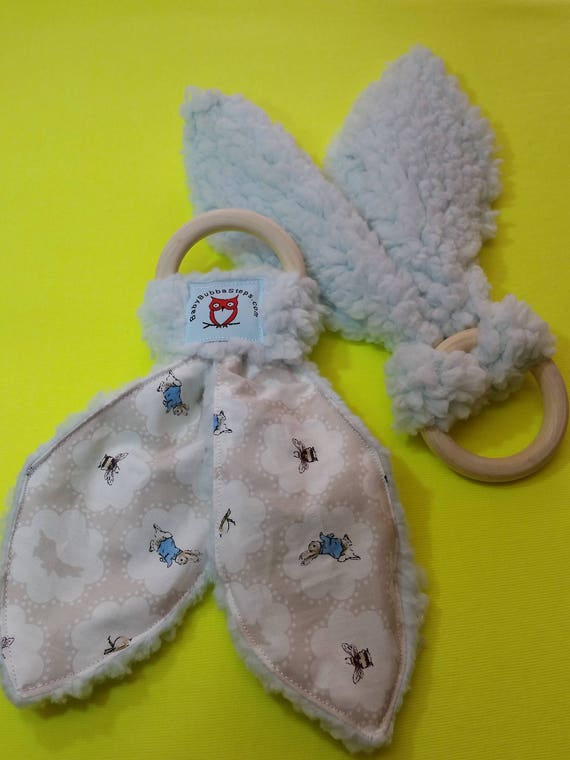 peter rabbit teething ring