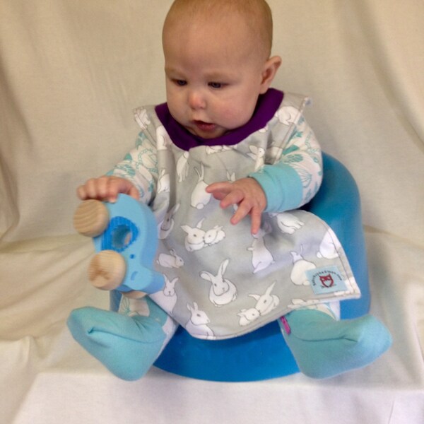 Grey Flannel Pop Ovet Bunny Bib