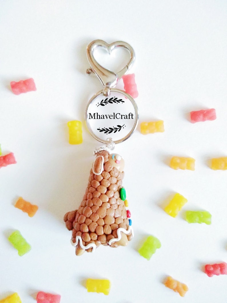 alpaca lovers cookie winter lovers gift Alpaca keychain gingerbread alpaca polymer clay christmas tree ornament kawaii alpaca