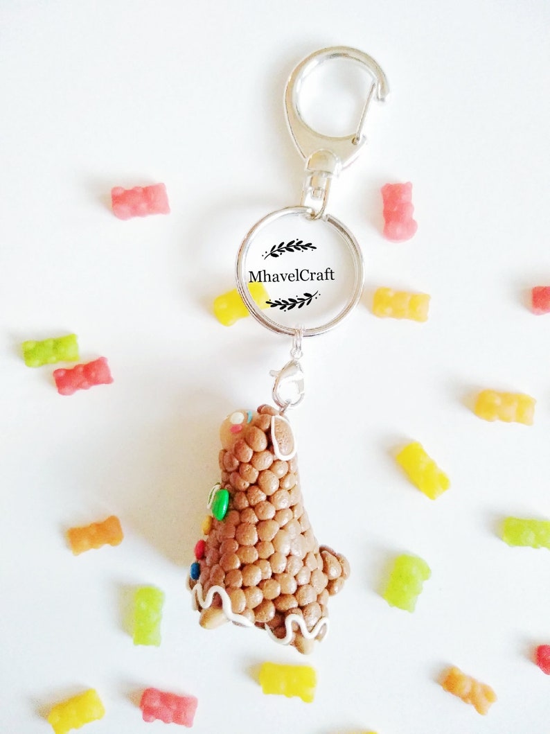 alpaca lovers cookie winter lovers gift Alpaca keychain gingerbread alpaca polymer clay christmas tree ornament kawaii alpaca