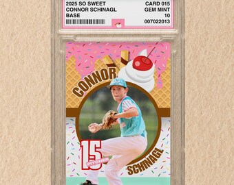 Custom Baseball Drip SO SWEET Card Slab or Digital Design