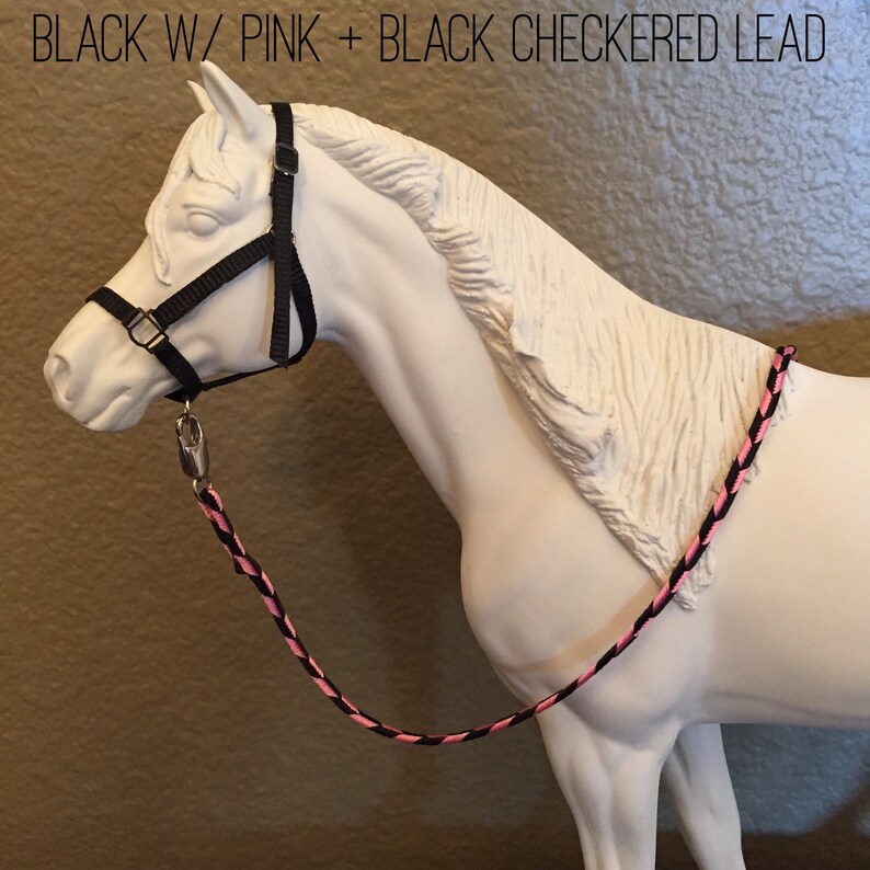 Model Horse Halter & Lead Custom Made To Order Any Color Etsy
