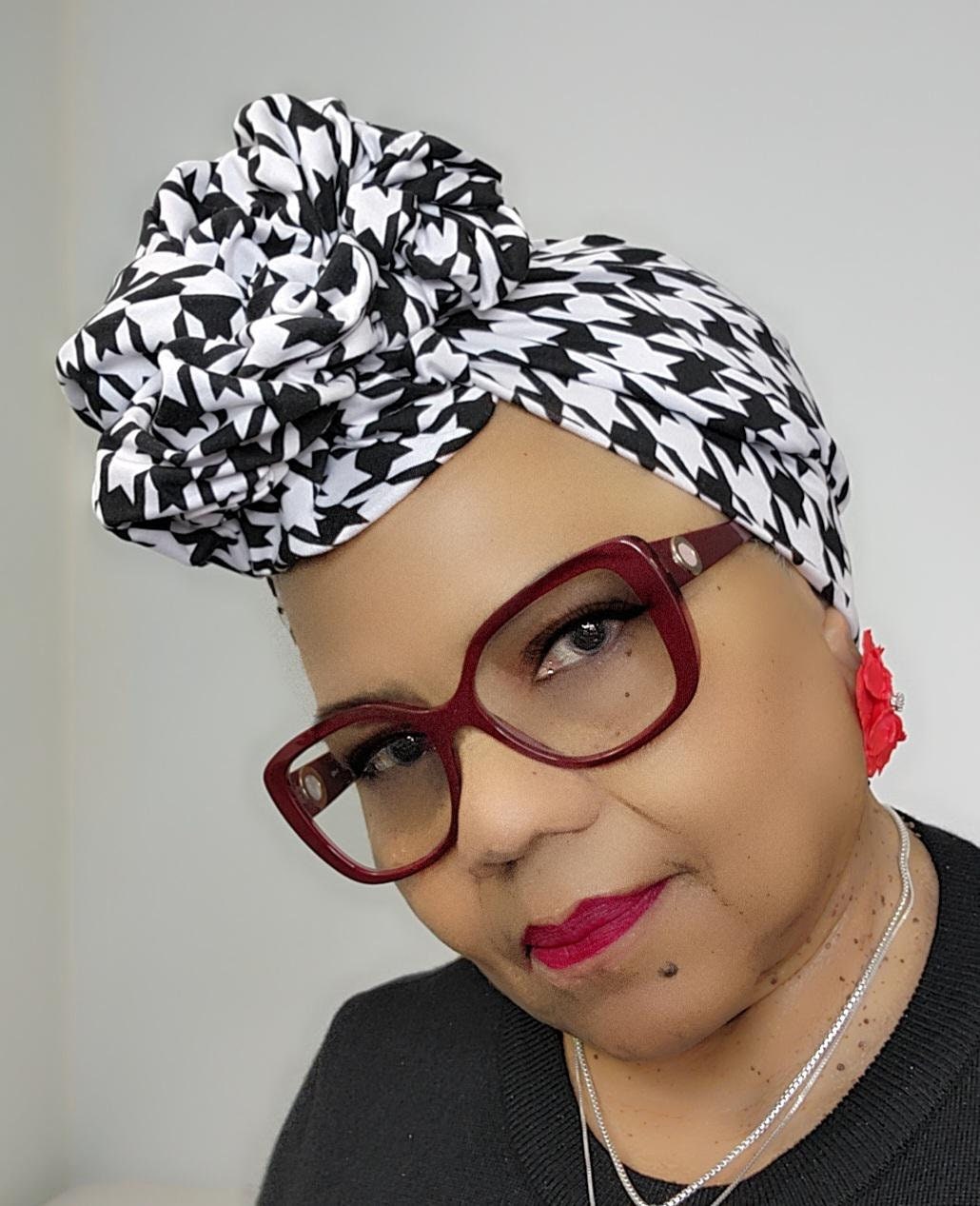Houndstooth Turban - Etsy Ireland display picture 3