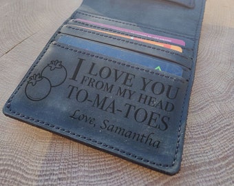 Men's wallet | Handmade wallet | Personalised Brown wallet | Black wallet | Christmas personalised gift | Gift for him