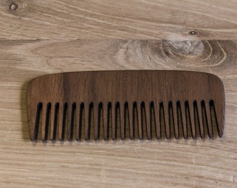 Rustic beard comb | Handmade Comb | Minimal beard comb | Wooden Beard Brush | Engraved Beard Comb | Gift For Him  | Gift for dad