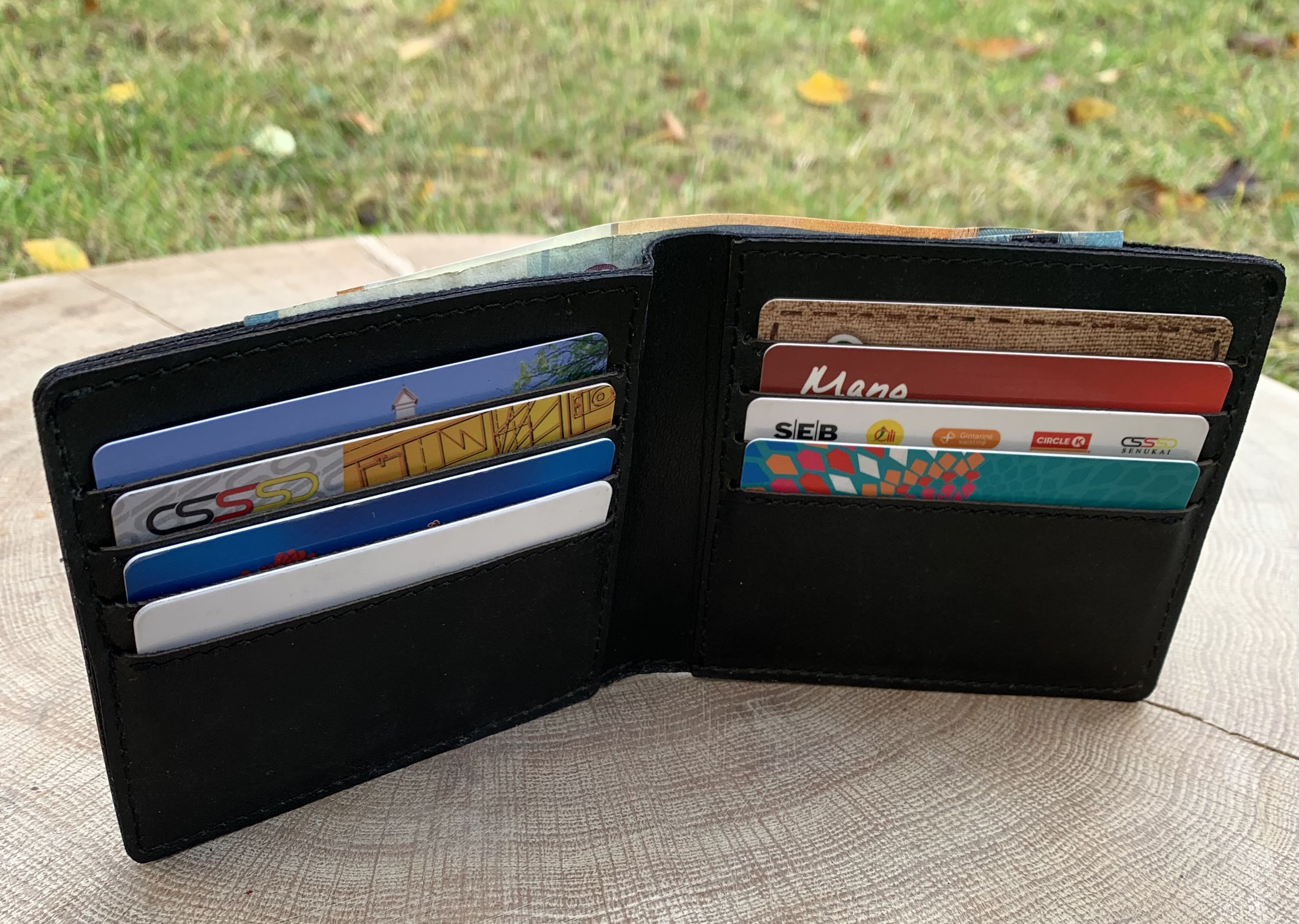 Cherry Royal wallet Men's wallet Handmade wallet Wooden wallet