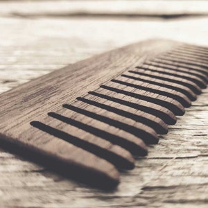 Wooden Comb | Large Custom Comb | Handmade Beard Comb | Personalized Pocket Comb |   Christmas gift