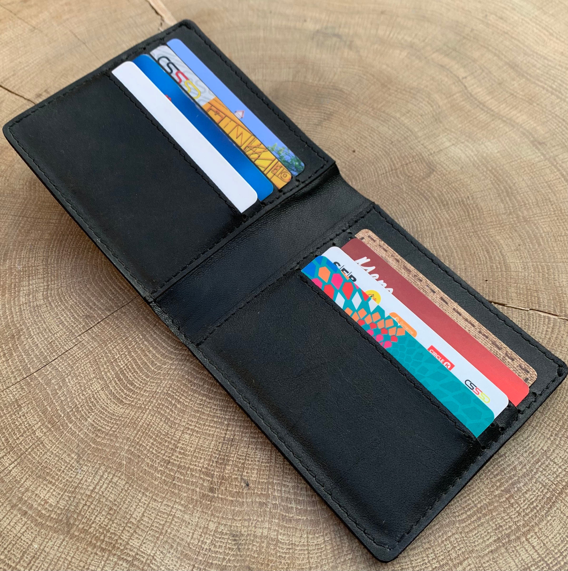 Cherry Royal wallet Men's wallet Handmade wallet Wooden wallet