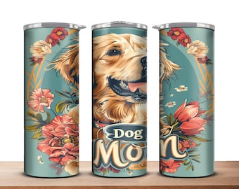 Golden Retriever Dog Mom 20 oz Tumbler