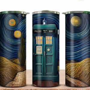 Artsy Tardis 20 oz Tumbler| Insulated tumbler