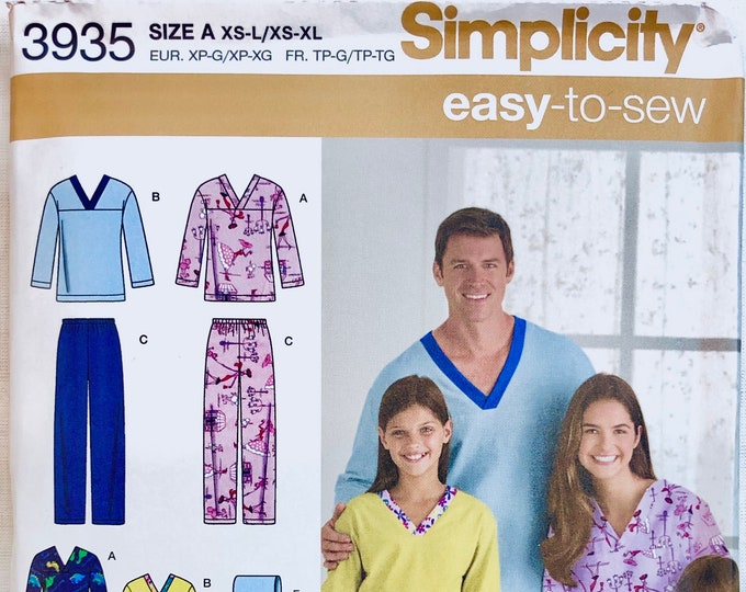 Simplicity Pattern 3935 Child's Teens' & Adults' - Etsy