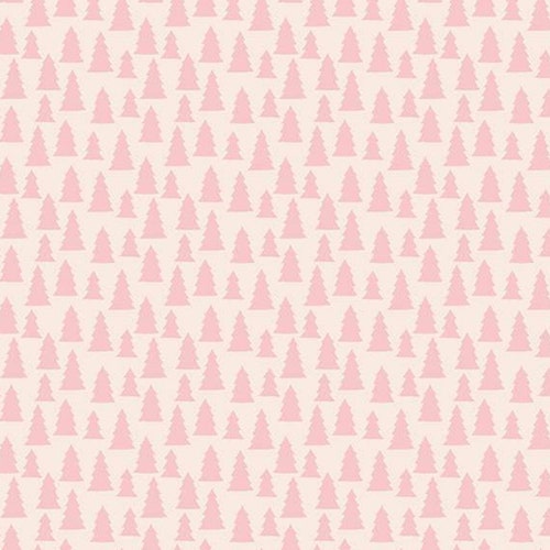 Pink Christmas Fabric by the Yard in Quilting Cotton Poplin Etsy