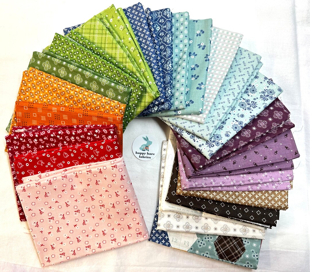 Calico Songbird 24 Piece Fat Quarter Bundle - by Lori Holt for Riley ...