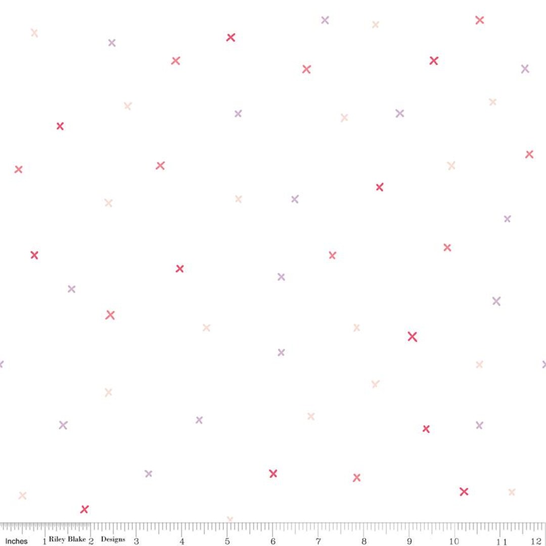 Don't Cross Me Hush Hush 5 - Low Volume Quilting Cotton - Riley Blake ...