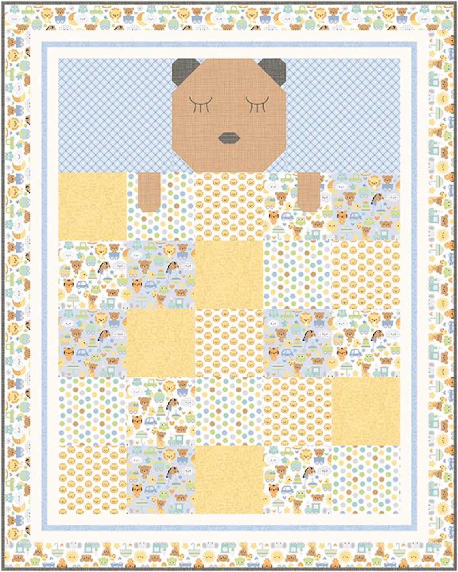 Baby Boy Quilt Fabric Bundle: Special Delivery Riley Blake 10" Stacker ...