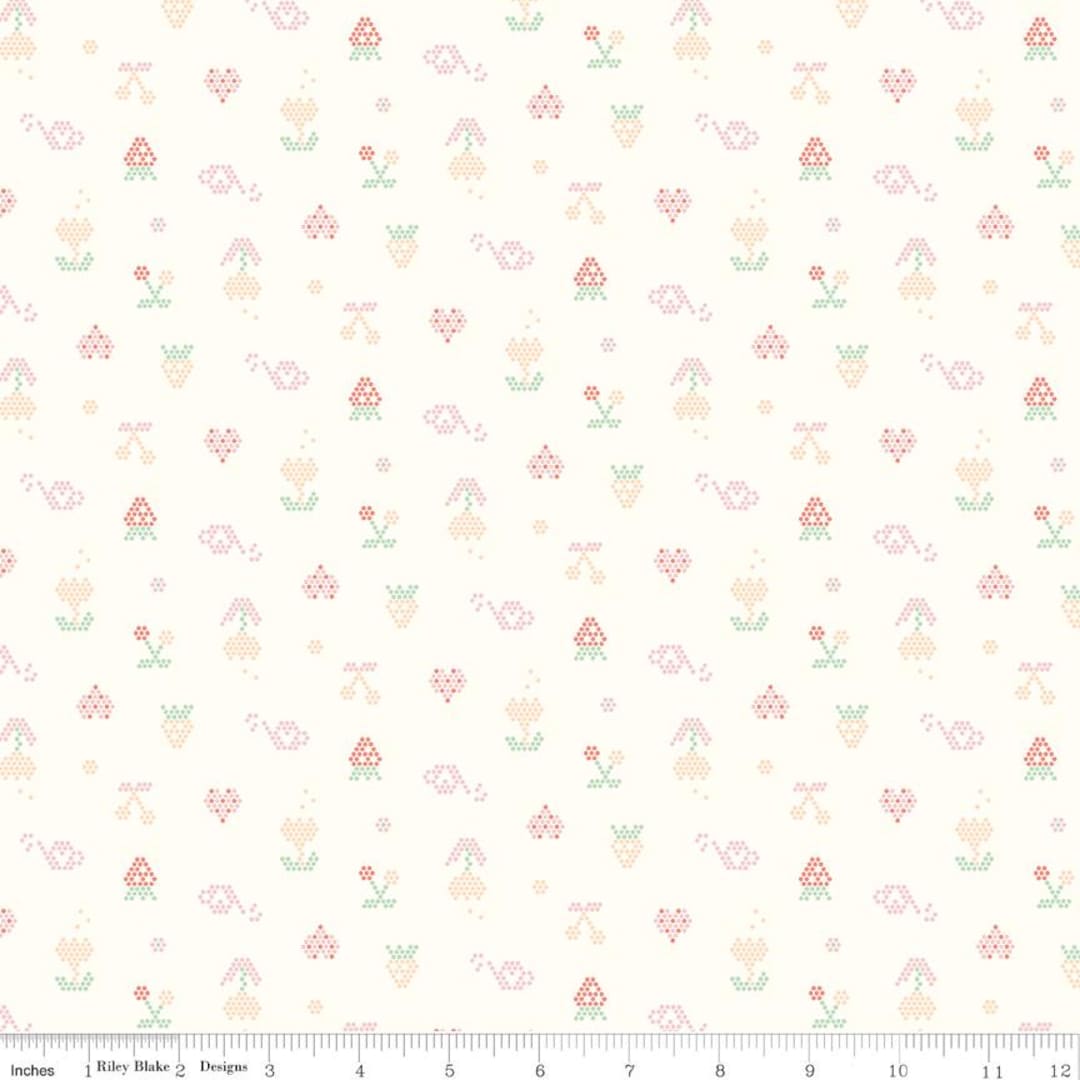 Summer Love Hush Hush 5 - Low Volume Quilt Cotton - Riley Blake Designs ...