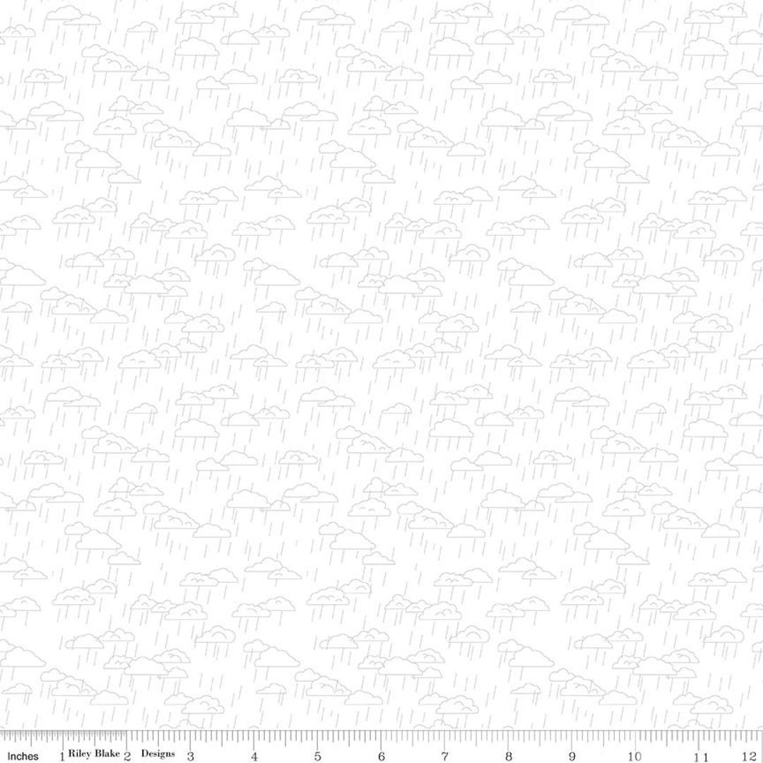 When Skies Are Gray Hush Hush 5 - Low Volume Quilting Cotton - Riley ...