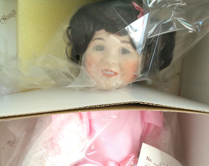 Vintage Little Rascals Darla Doll 14 Hamilton Collection, New in Package, Darla Little Rascals