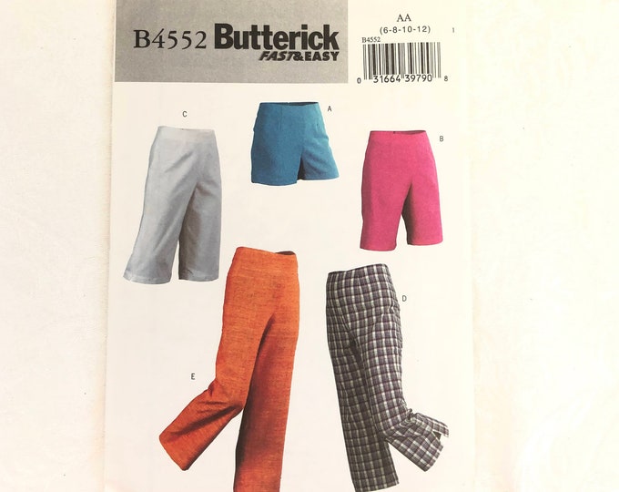 UNCUT Butterick Pants Sewing Pattern Career Fast Easy B4552 Etsy