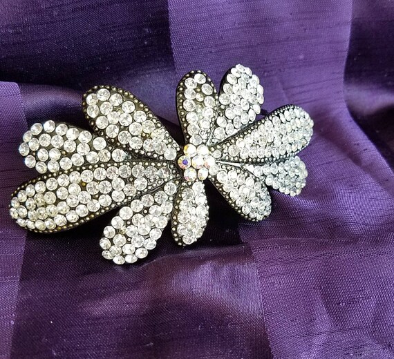 Vintage Nolan Miller Rhinestone Bridal Barrette, Vintage 