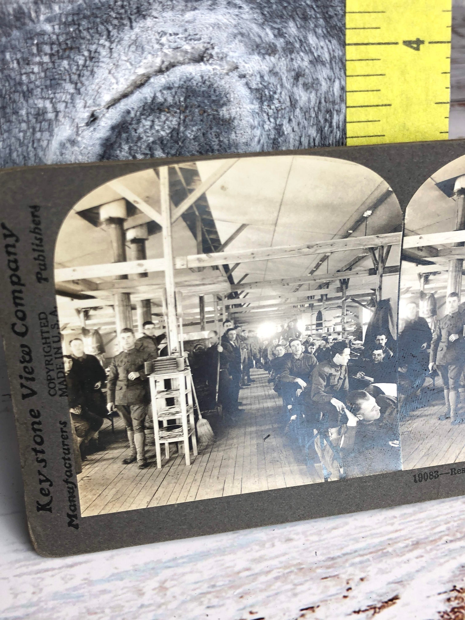 Antique Vintage Keystone View Company Military Stereoview Card Etsy