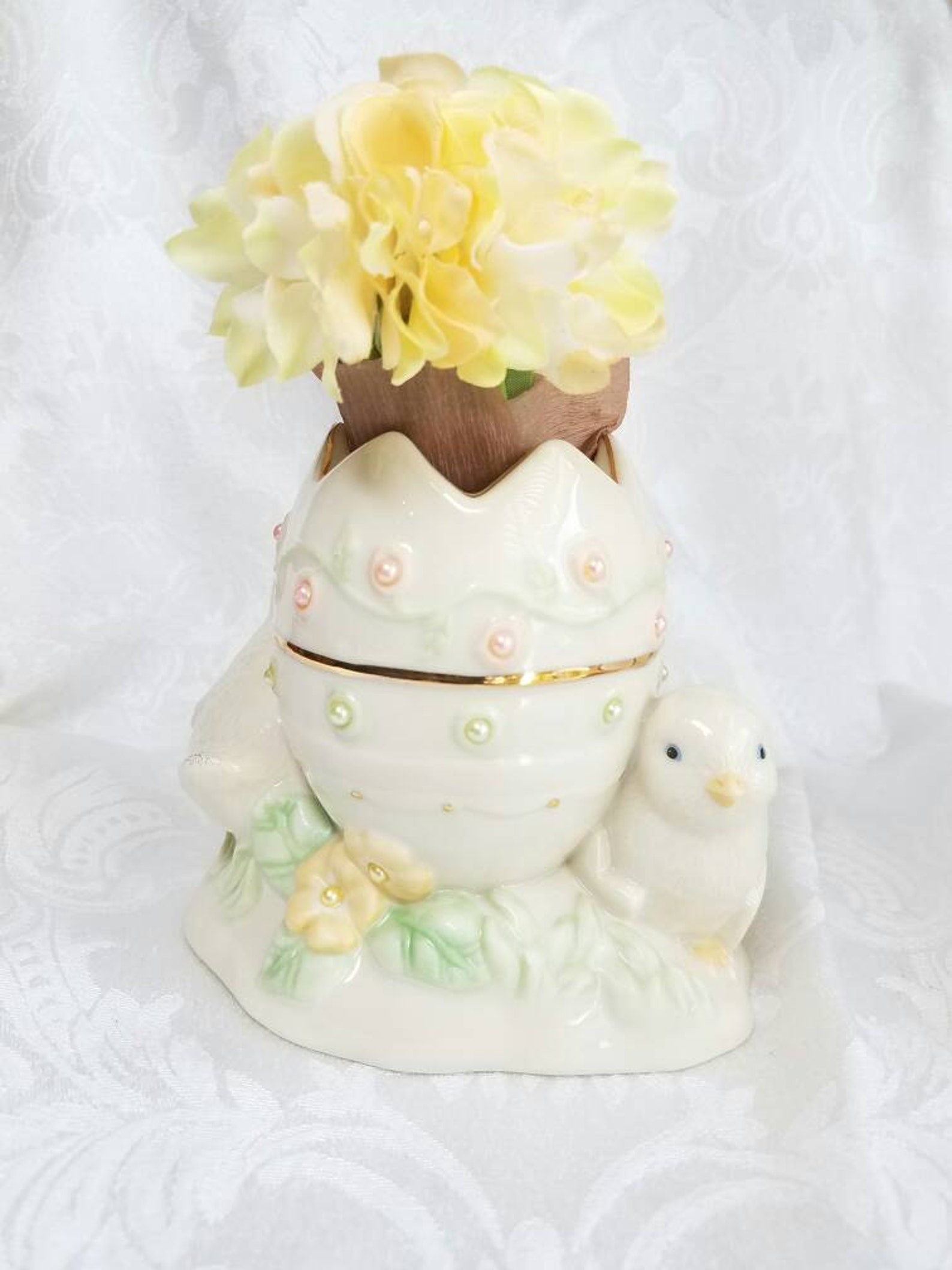 Vintage Petals and Pearls Lenox Vase, Lenox Bud Vase, Vintage Lenox