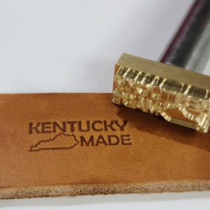 Kentucky State Made Stamps, Made in the USA, Handle included