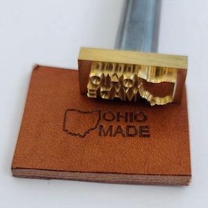 Ohio State Made Stamps, Made in the USA, Handle included