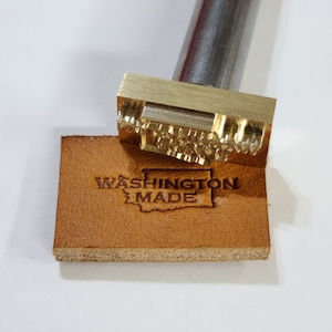 Washington State Made Stamps, Made in the USA, Handle included