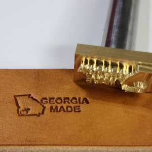 Georgia State Made Stamps, Made in the USA, Handle included