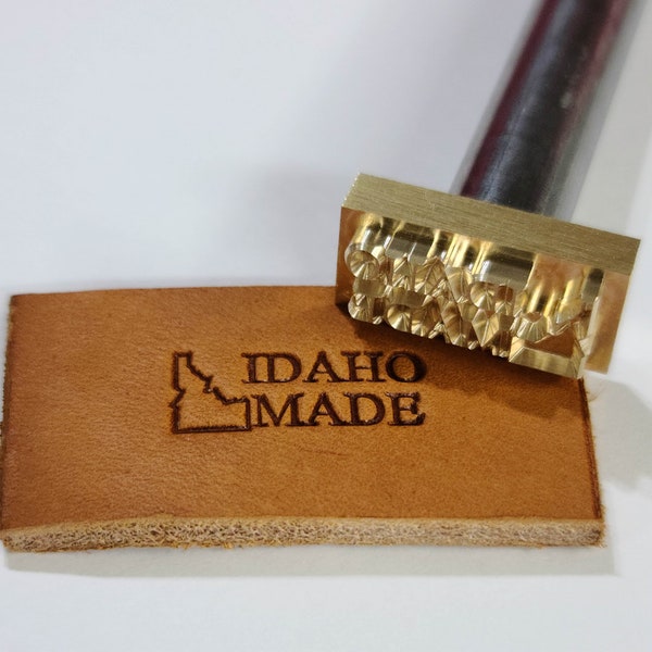 NEW State Made Pre Made Stamps• 1/2 Handle Included • Made in USA • 3/8 thick  Brass