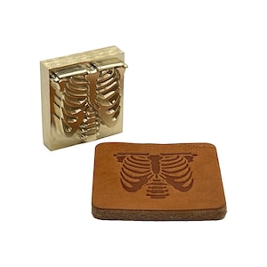 Skull Style C • Made in the U.S.A Stamp • Made in USA • 3/8 thick  Brass