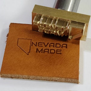 Nevada State Made Stamps, Made in the USA, Handle included