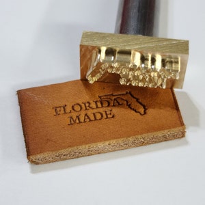 Florida State Made Stamps, Made in the USA, Handle included
