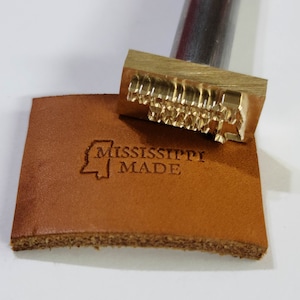 Mississippi State Made Stamps, Made in the USA, Handle included